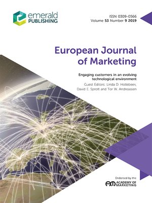cover image of European Journal of Marketing, Volume 53, Number 9